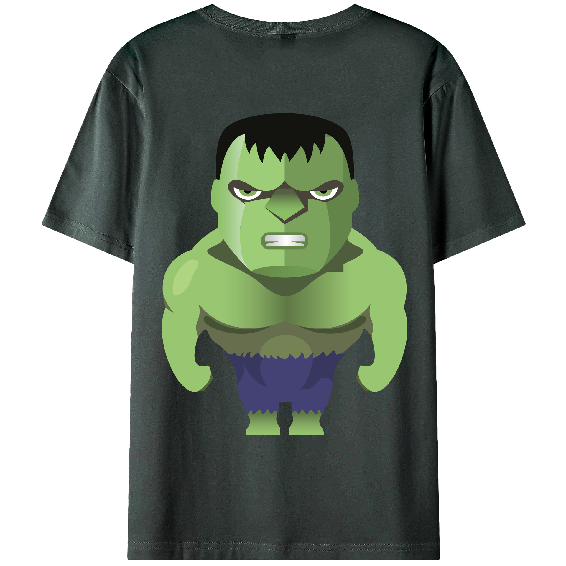 （画像用） アベンジャーズ The Avengers 綿100％ メンズ半袖Tシャツ（バックプリント） 通気性